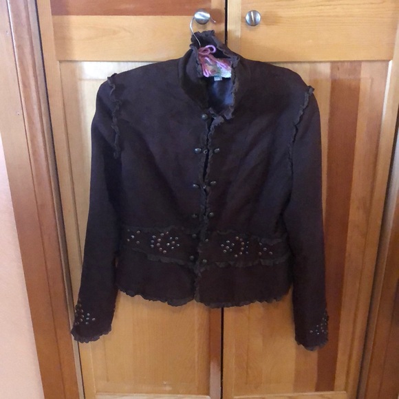 Size medium Anne Giorgio brown steampunk jacket - Picture 1 of 8